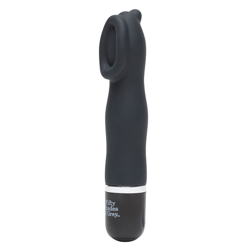 Черный мини вибратор 14см для стимуляции точки G и клитора Fifty Shades of Grey Sweet Touch Mini Clitoral Vibrator