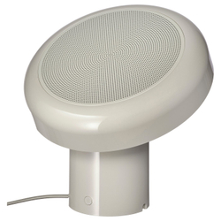 IKEA BLOMPRAKT  (ИКЕА БЛОМПРАКТ)  -  Лампа с Bluetooth-колонкой - бежевая