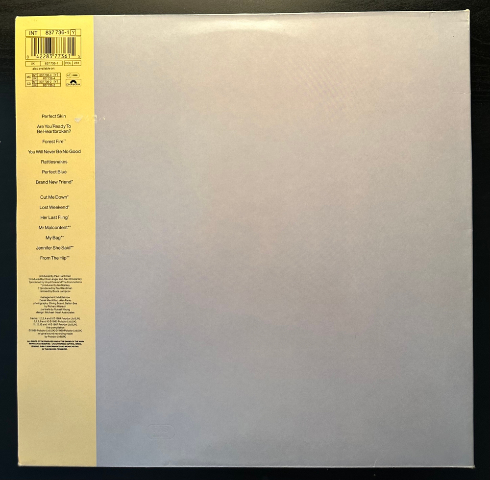 Lloyd Cole And The Commotions - 1984-1989 (Европа 1989г.)