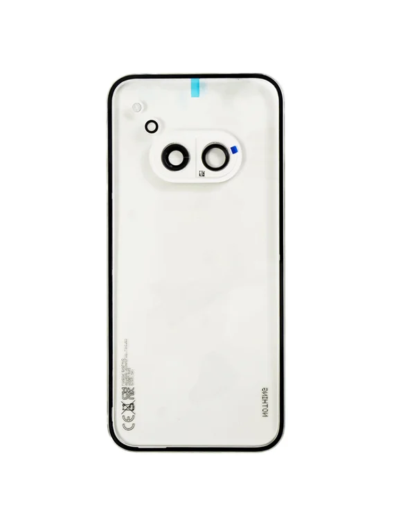 Задняя крышка для Nothing Phone (2a) со стеклом камеры, белая (White)