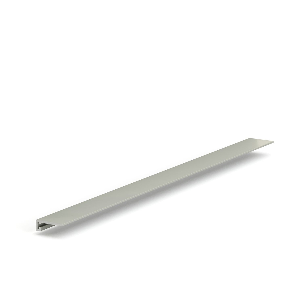 Микроплинтус черный матовый алюминиевый Laconistiq Micro 19 ARM 19x5.5x2450 мм
