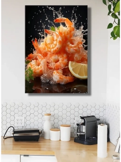 Картина "Морской всплеск", модульная 50х70см 1шт.