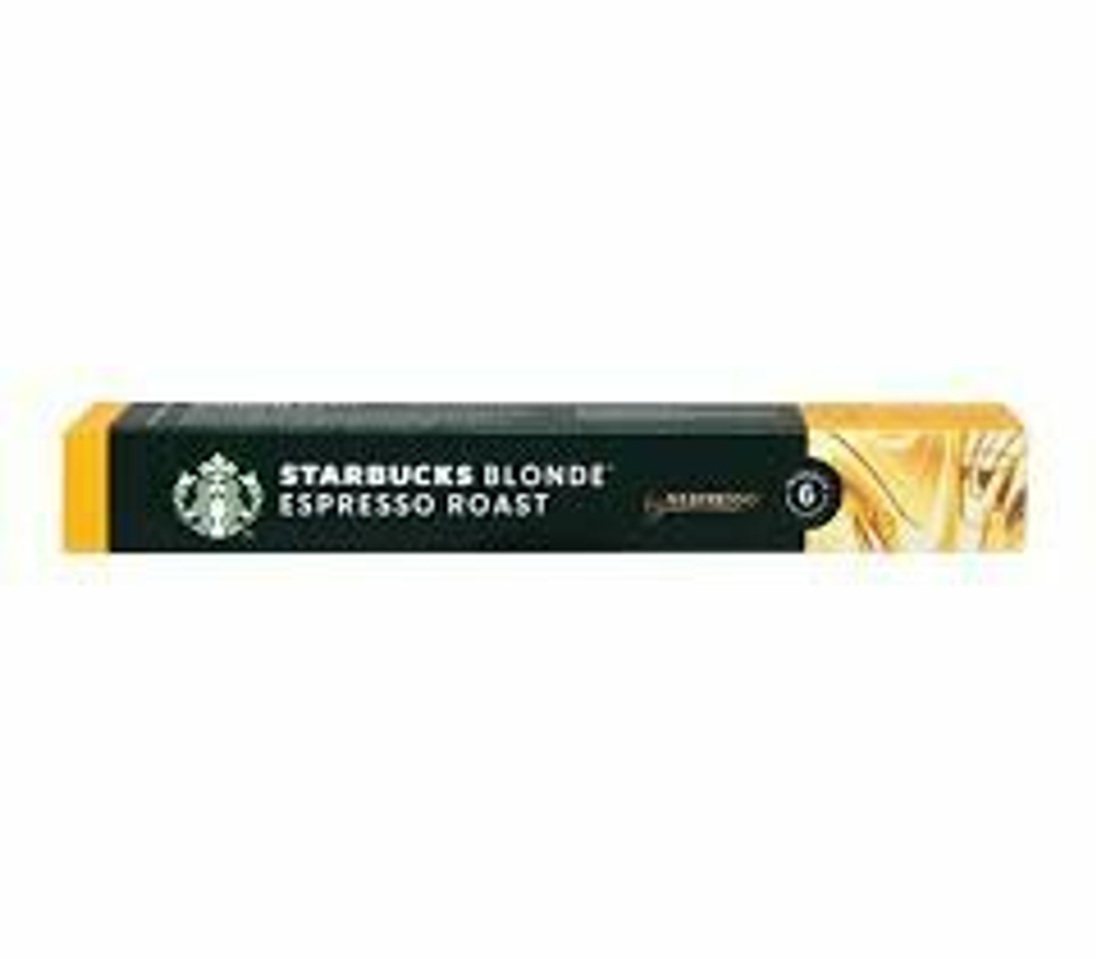 Кофейные капсулы Starbucks Nespresso Blonde Roast Espresso 10 капсул/53 г (Швейцария)