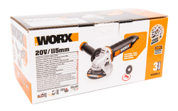 Угловая шлифмашина аккумуляторная WORX WX800