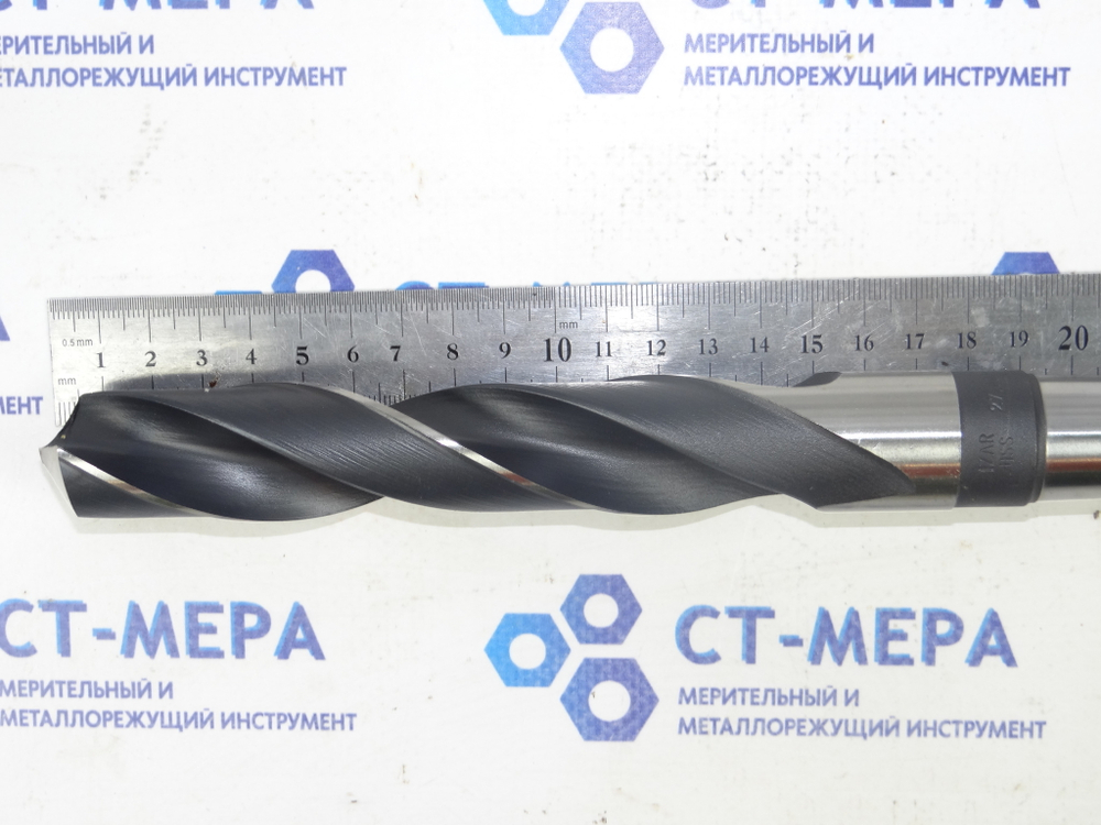Сверло по металлу с к/х DIN345N Ref. 1110 27мм К/М 3 HSS IZAR Арт. 14690