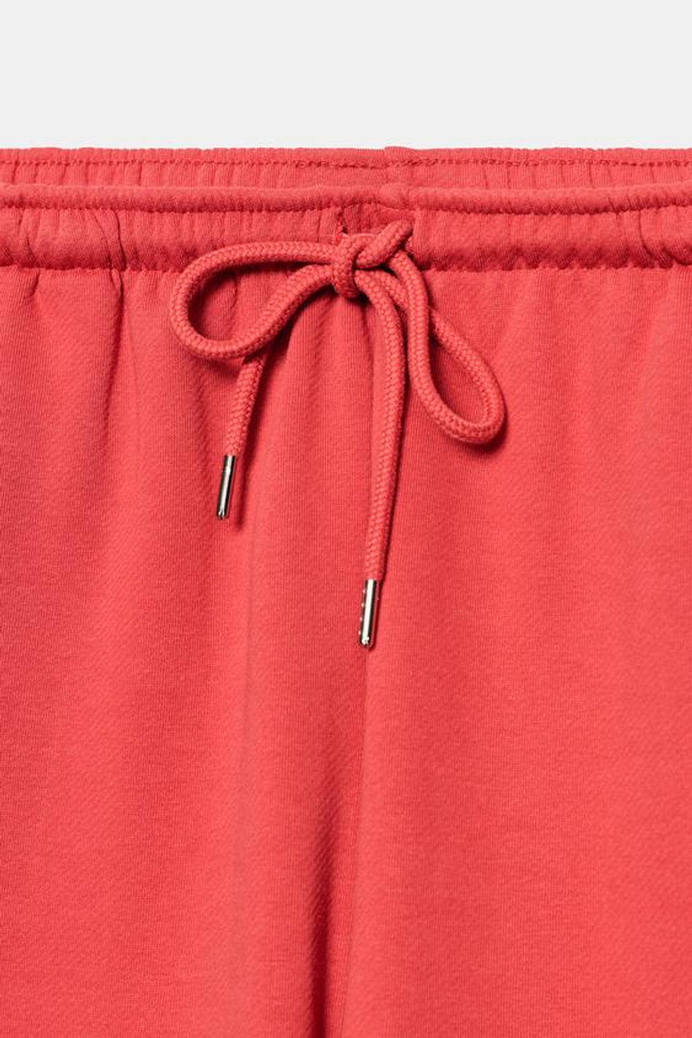 ZARA БРЮКИ-ДЖОГГЕРЫ ИЗ МЯГКОЙ ТКАНИ, КРАСНЫЙ