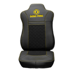 Чехлы DONGFENG GX (экокожа, черный, желтая строчка)
