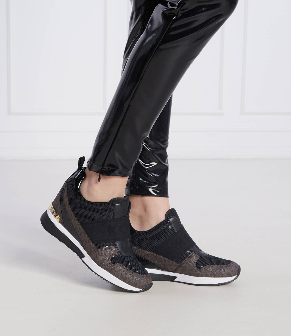 кроссовки maven слипоны trainer Michael Kors - коричневый(43F2MVFP2A)