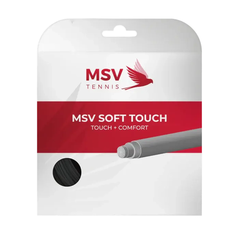 Теннисная струна MSV Soft Touch, 1,30, 12м (черный)