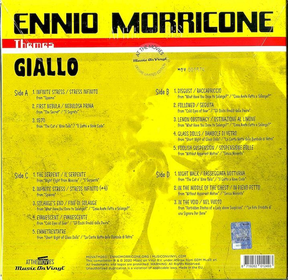 Ennio Morricone — Giallo (2LP)