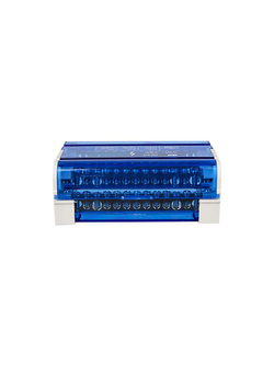 Шина на DIN-рейку в корпусе (кросс-модуль) ШНК 4х15 3L+PEN IEK YND10-4-15-125