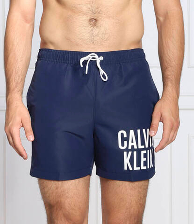шорты для плавания Calvin Klein Swimwear - темно-синий(KM0KM00702)