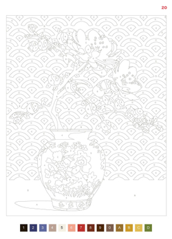 Hachette раскраска по номерам Coloriages au numéro - Sérénité(предзаказ, дата выпуска 12.02.2025)