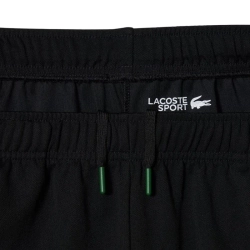 Мужские теннисные шорты Lacoste Regular Fit Ultra Dry Sport - black