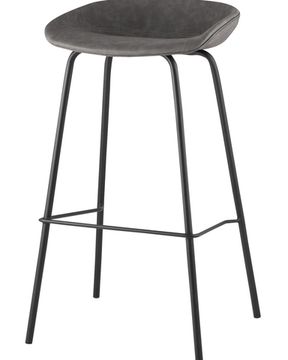 Стул барный Beetle Lite PU серый