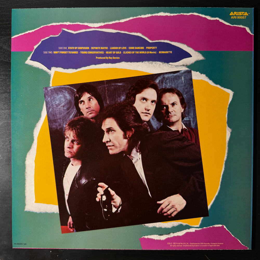 The Kinks ‎– State Of Confusion (Скандинавия 1983г.)
