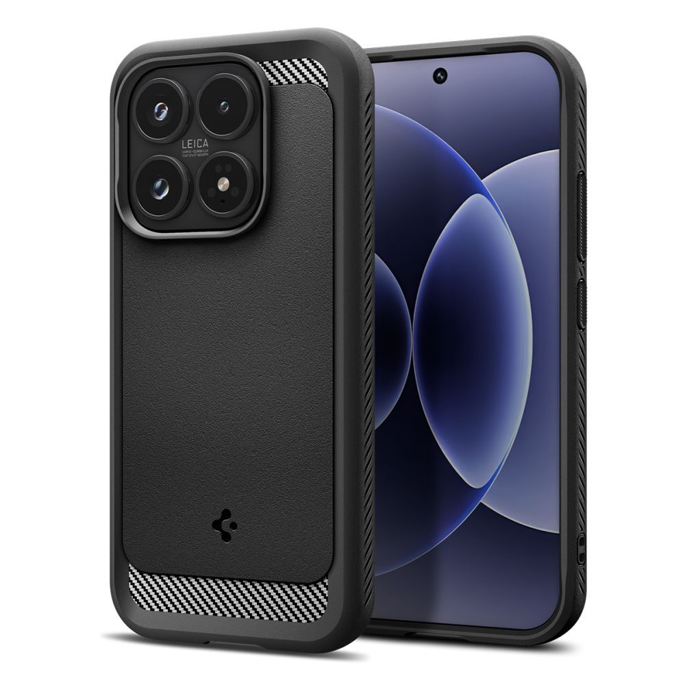 Чехол Spigen Rugged Armor для Xiaomi 17 Matte Black