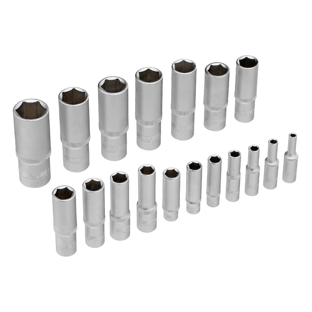 Набор инструментов, 1/4", 3/8", 1/2", Cr-V, S2, усиленный кейс, 151 предмет Stels