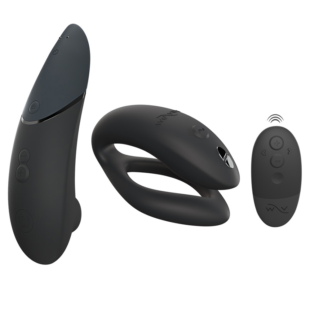 Набор интимных игрушек для пар Lust & Luxury: Womanizer Next and We-Vibe Sync O