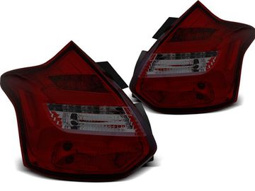 Задние фонари для Ford Focus III Hatchback (11-14) LED Red Smoke