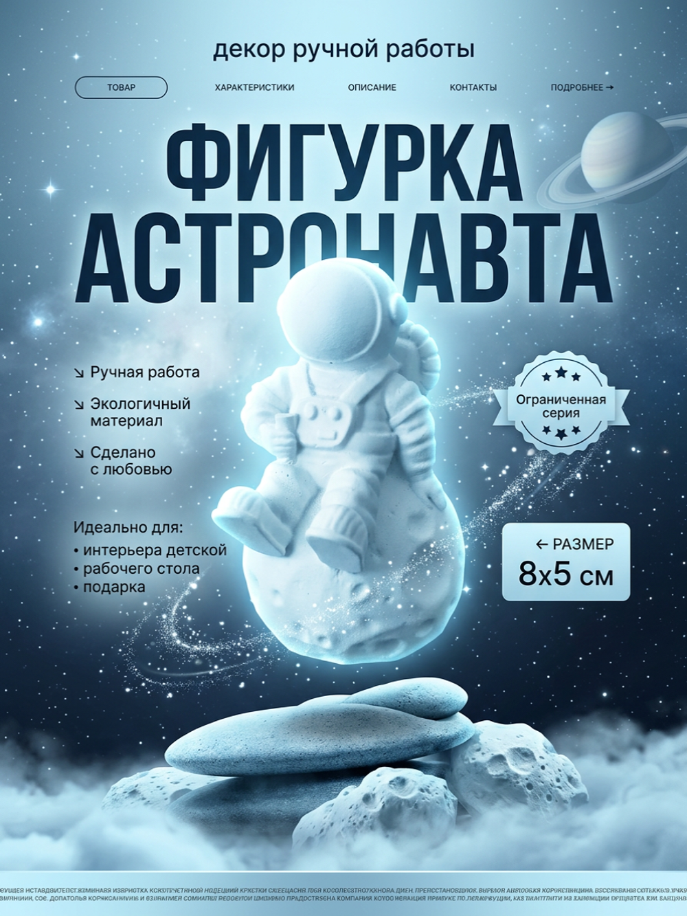 Гипсовое изделие Астронавт