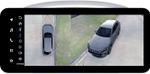 Магнитола для Hyundai Verna 2006-2010 (рамка серебро) - Teyes LUX ONE 360 монитор 12.3" 2K QLED на Android 10, Быстрая, CarPlay, 4G SIM-слот, 4 камеры в комплекте