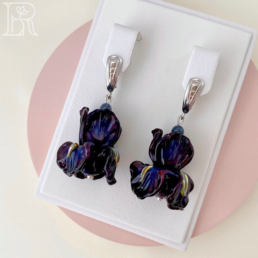 Серьги Ирисы