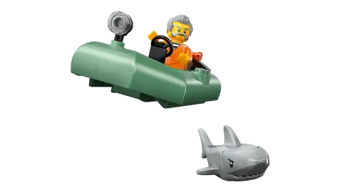 Конструктор LEGO City 60456 Погоня за полицейским катером