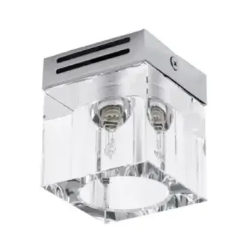 Накладной точечный светильник 1*G9 104010 хром/прозрачный Alta qube Lightstar