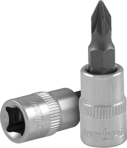 114601 Насадка торцевая 1/4"DR с вставкой-битой POZIDRIV®, PZ1
