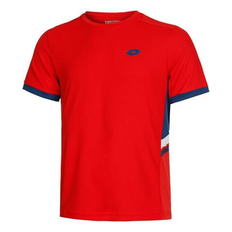 Футболка для мальчика теннисная Lotto Squadra B III T-Shirt - красный