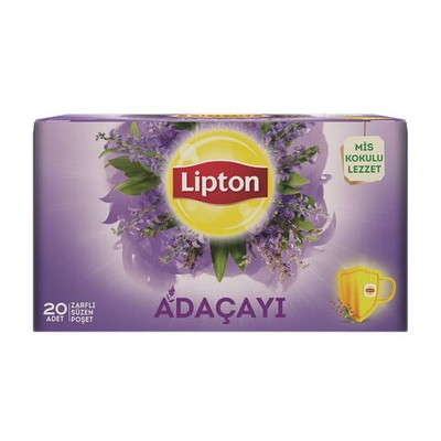 Травяной чай Lipton Sage шалфей 20 чашек 1 уп. 30 г (20 пакетиков по 1,5 г) (Турция)