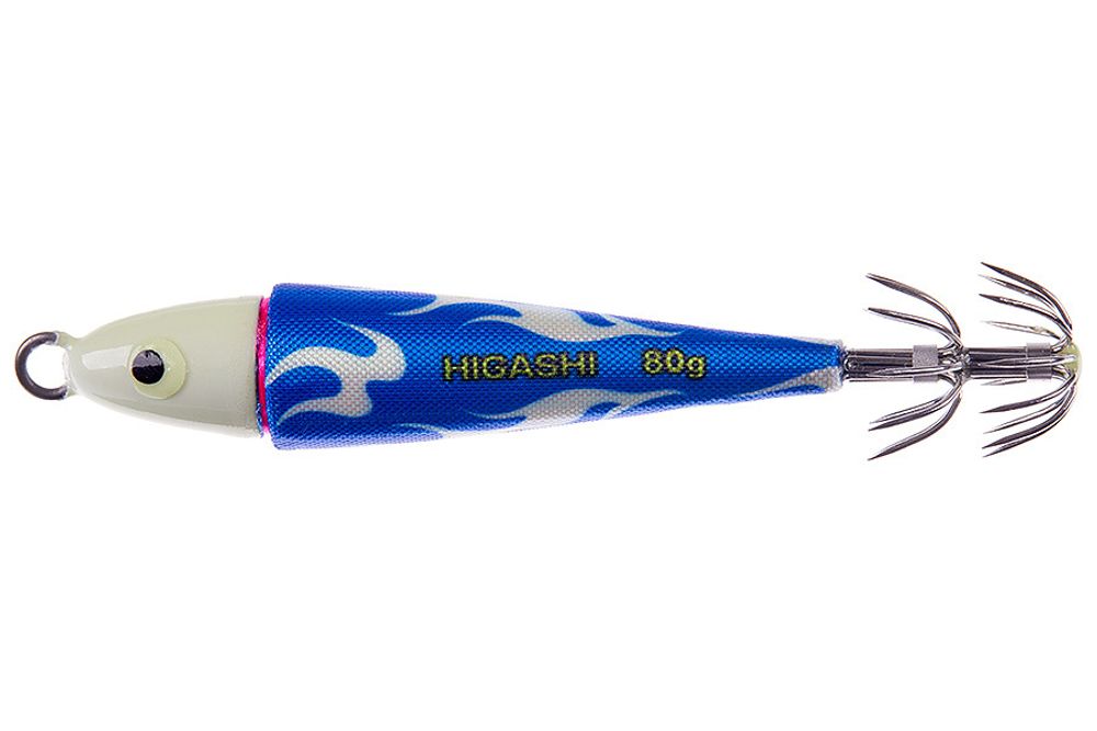 Кальмарница HIGASHI Squid Cloth sinker 80g #07 Aqua Fireman
