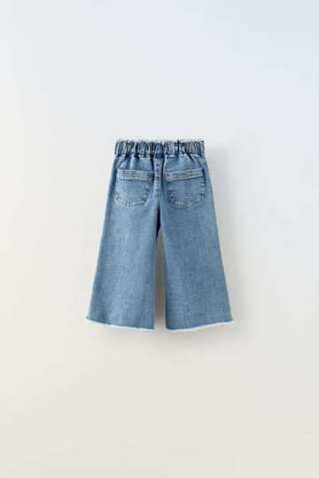 ZARA РАСКЛЕШЕННЫЕ ДЖИНСЫ, СИНИЙ