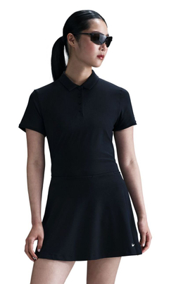 Женское теннисное поло Nike Dri-Fit Victory Short Sleeve - black/white
