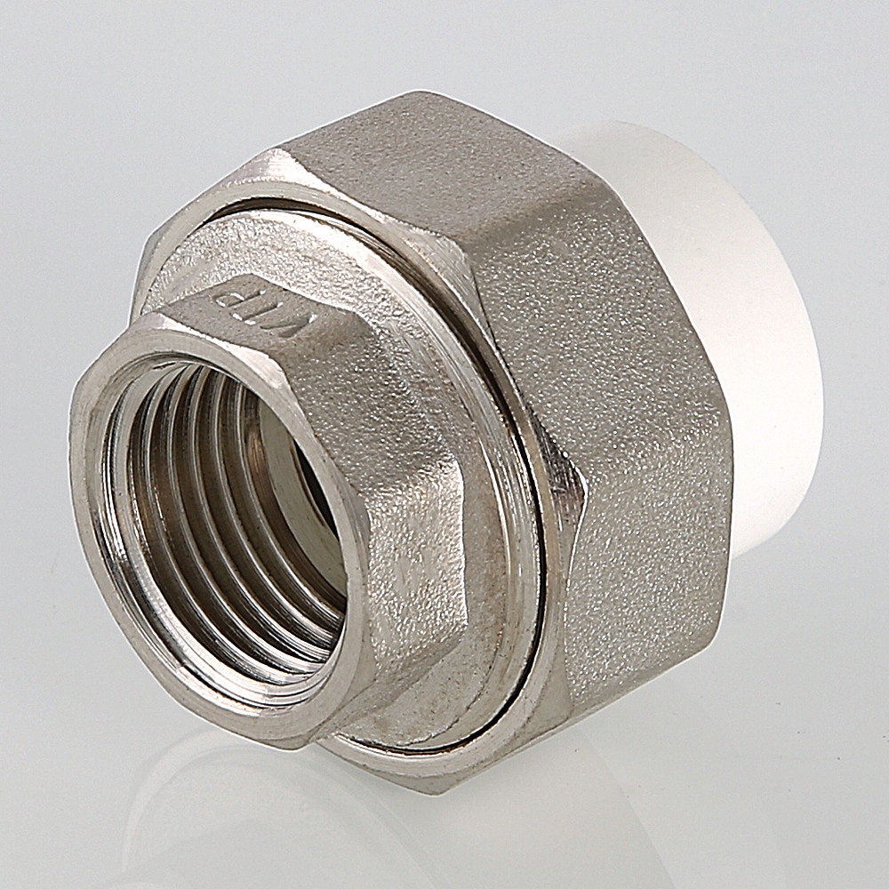 М.Р.В. с американкой  20х1/2" VALTEC белая
