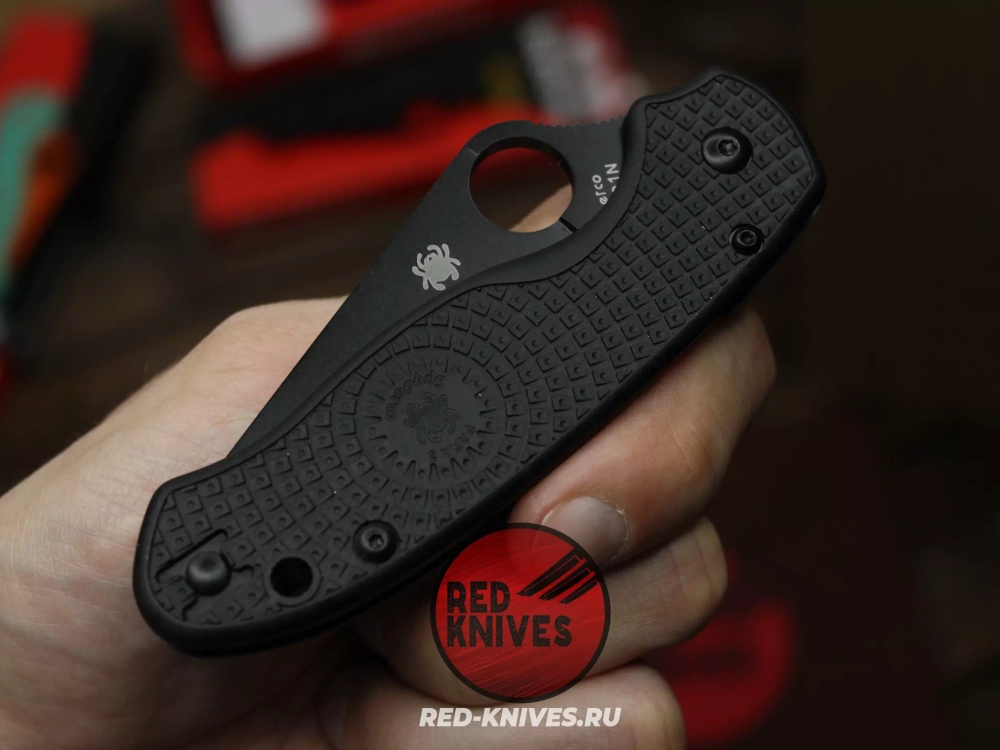 Нож Spyderco Para 3 LTW - черный серрейтор RK-481