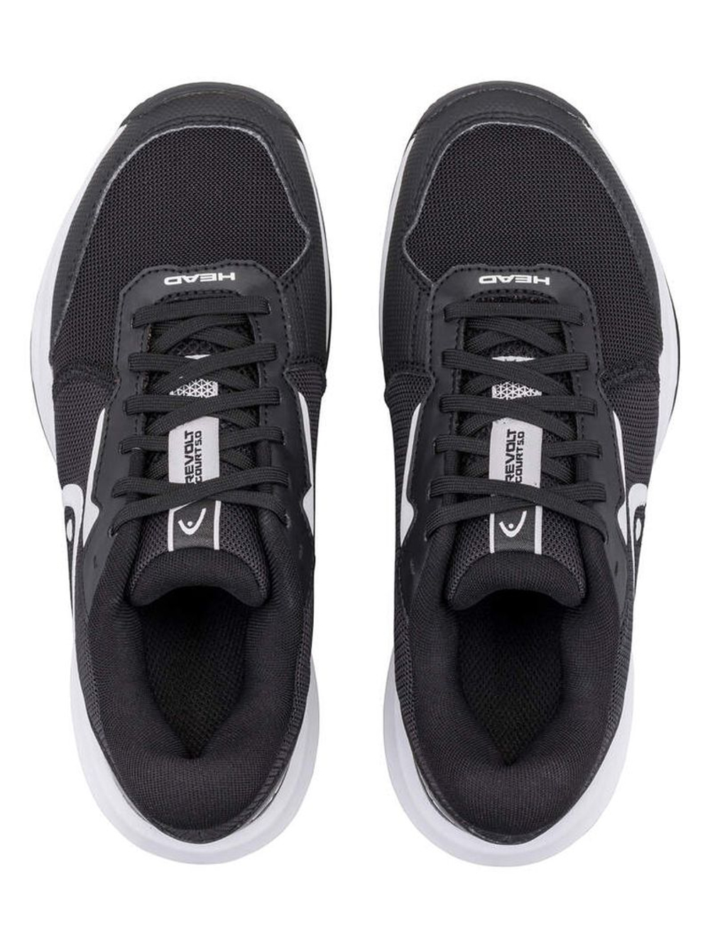 Женские теннисные кроссовки Head Revolt Court 5.0 - black/white