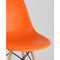 Стул Eames Style DSW оранжевый (разборный каркас)