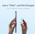 Внешний аккумулятор с магнитом повербанк Power Bank 6000mAh 20W MagSafe BASEUS