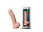 Телесный фаллоимитатор на присоске Real Skin Model 1 - 17,8 см. (Цвет: телесный)