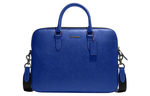 COACH Leather Briefcase, Handbag Large Men"s Blue