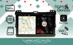 Магнитола для Toyota Land Cruiser Prado 120, Lexus GX470 (экран климата внизу) - Vaycar VA77-0456 на Android 13, Быстрая, 4G SIM-слот