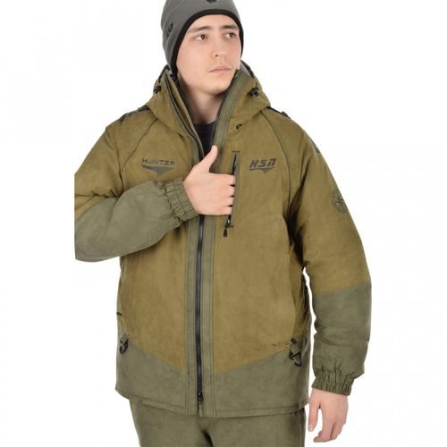 Костюм мужской зимний "Dikson I comfort" -45, zamsha, хаки, ХСН