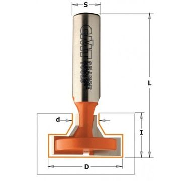 Фреза концевая  Т-образный паз D=30,0 I=17,5 S=12,0 L=60,3 CMT 950.601.11