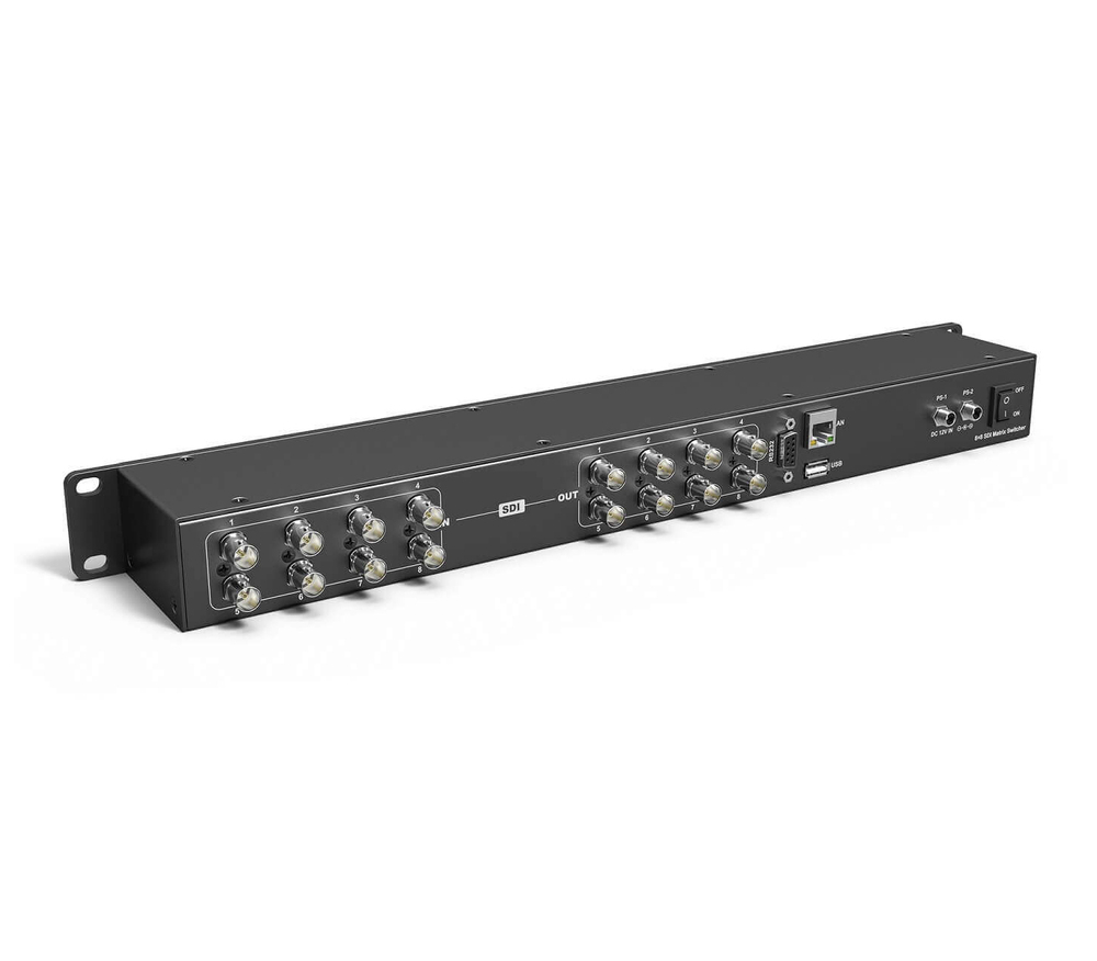 Коммутатор AvMatrix MSS0811, матричный, компактный, 3G-SDI 8x8