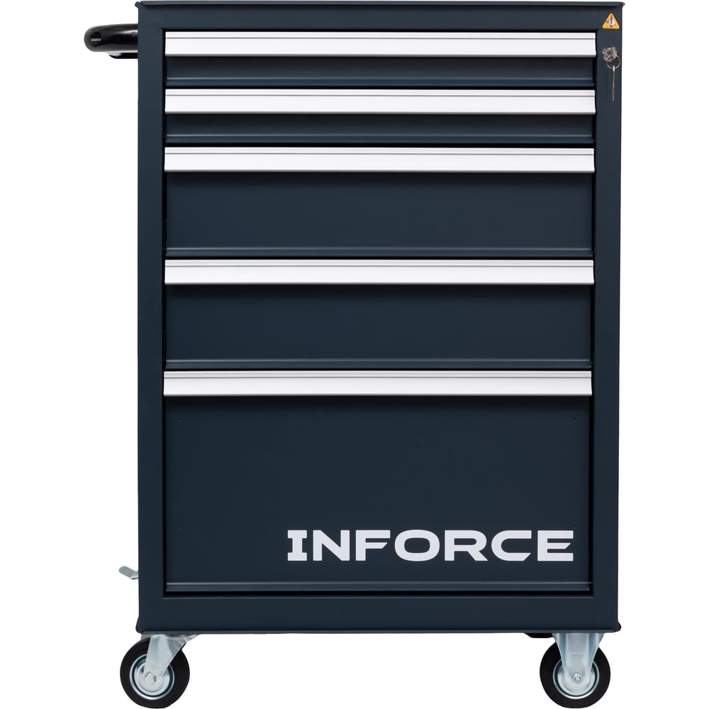 Инструментальная тележка Inforce 5 ящиков 755х465х935 06-01-21