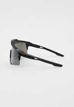 Спортивные очки с диоптриями 100% SPEEDCRAFT Matte Black Gloss Black - Black Mirror Lens