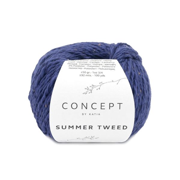 Пряжа Katia (Катя) Summer Tweed / уп.10 мот. по 50 г, 92 м, 1324.70