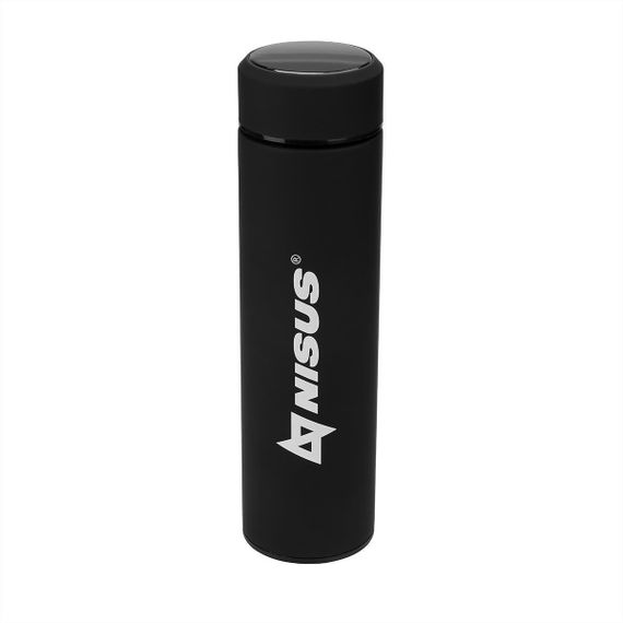 Термос NISUS 450ML N.TM-049-B с термодатчиком черный